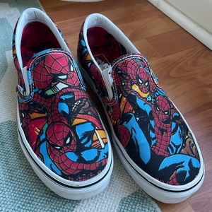 Vans x Marvel Spider-Man Slip-Ons (M:8 / W:9.5)